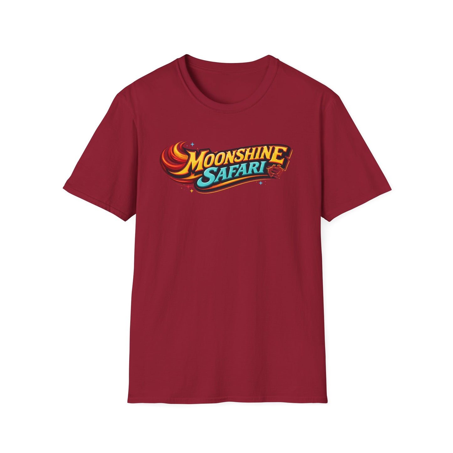 MoonShine Safari "FLT" (flame letter tee) Unisex Softstyle T-Shirt