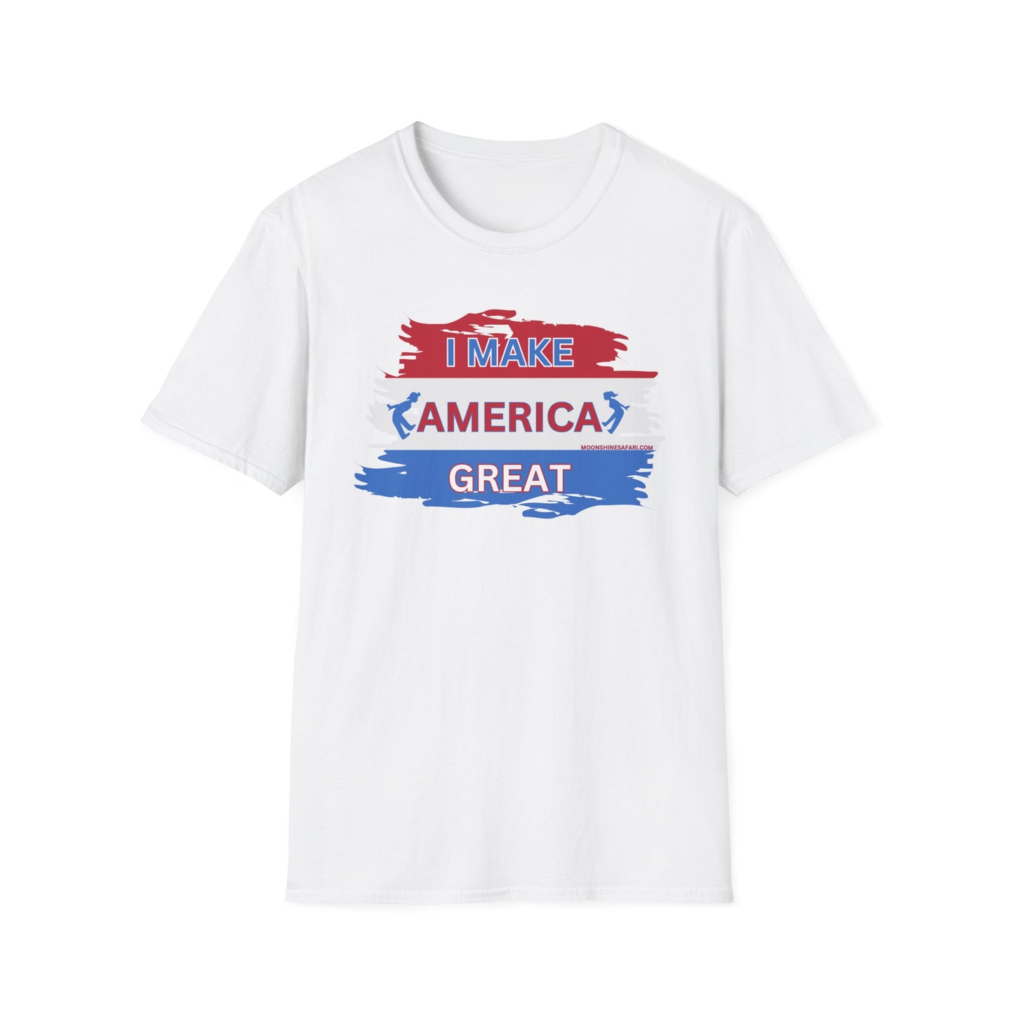 MoonShine Safari "I MAKE AMERICA GREAT" Unisex Softstyle T-Shirt