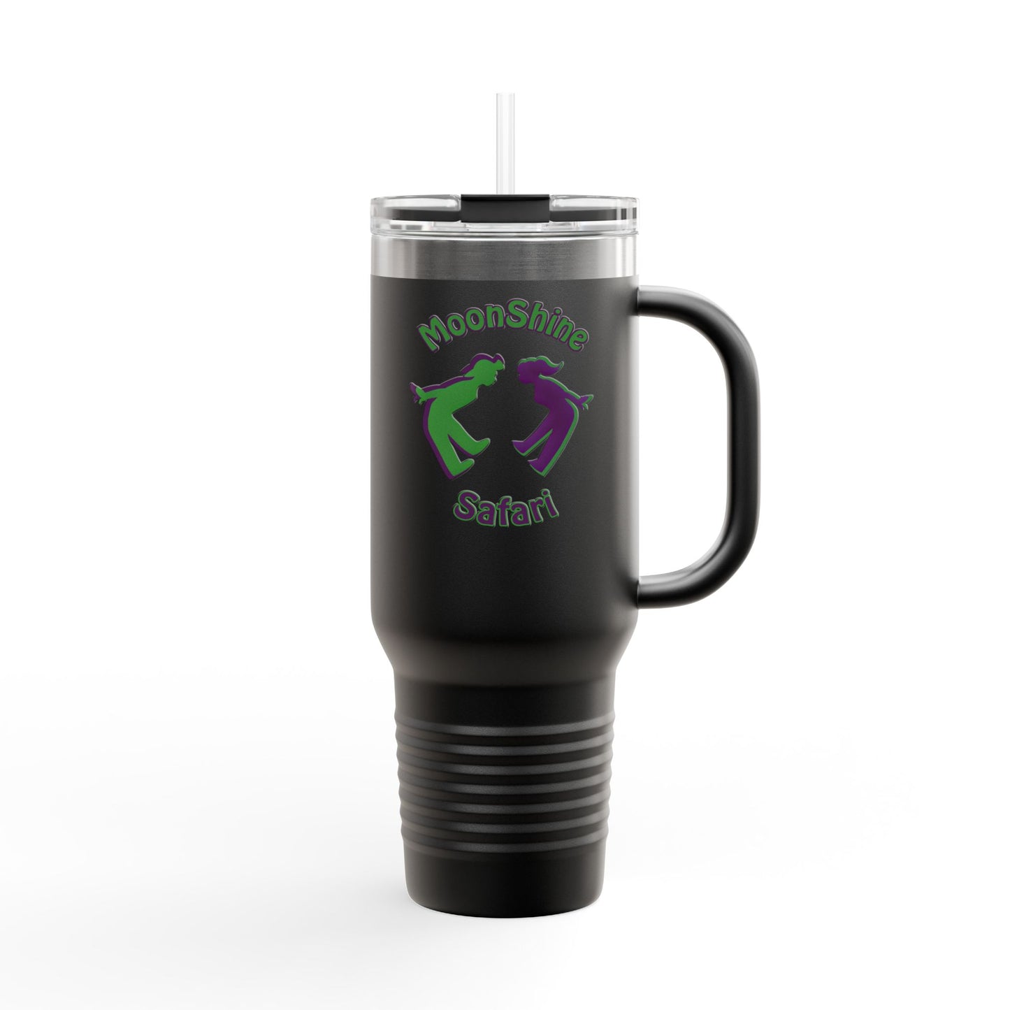 MoonShine Safari LOGO Insulated Travel Mug, 40oz