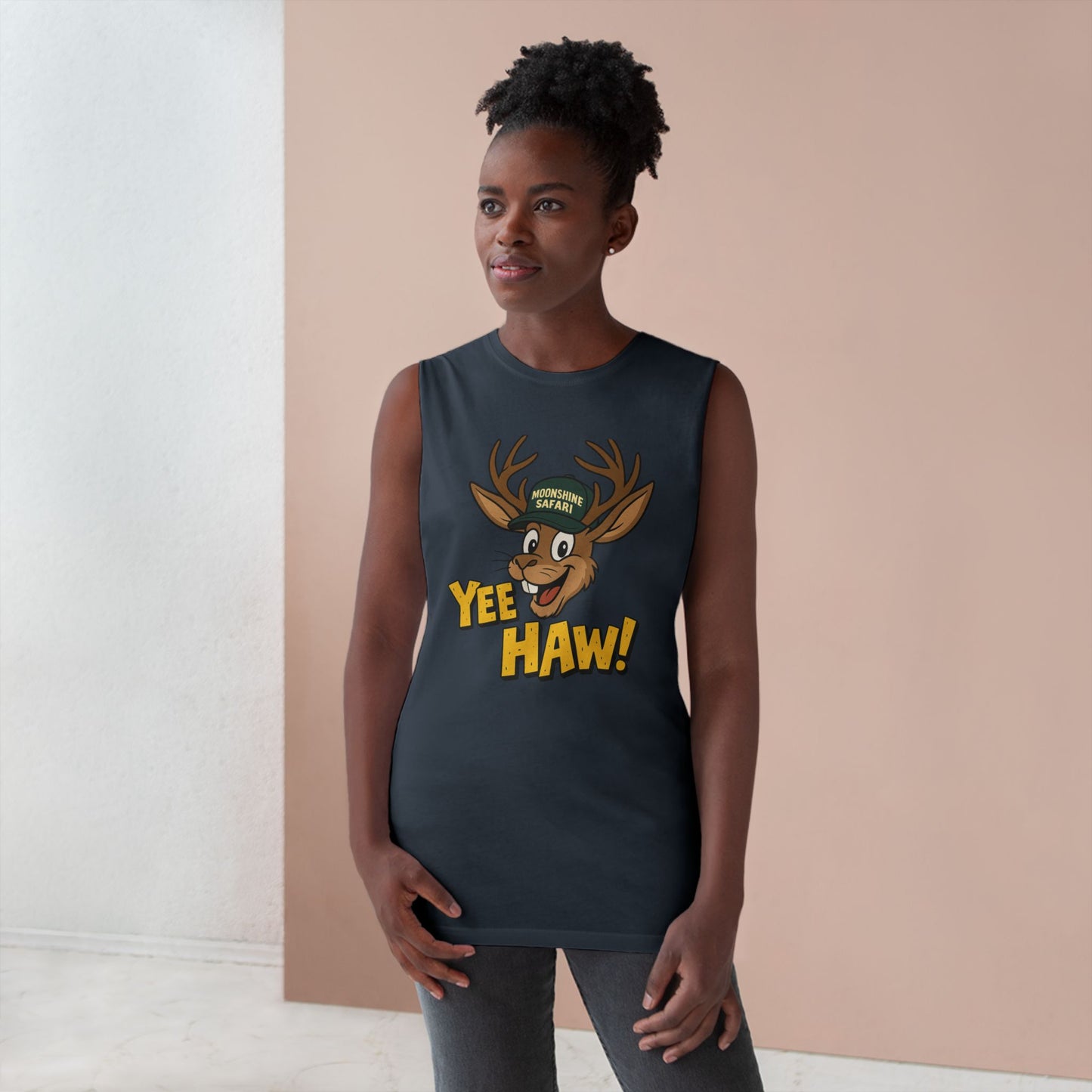 MoonShine Safari "YeeHaw Jack" Unisex Barnard Tank