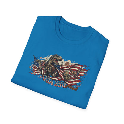 MoonShine Safari "USA 250- Dino" Unisex Softstyle T-Shirt