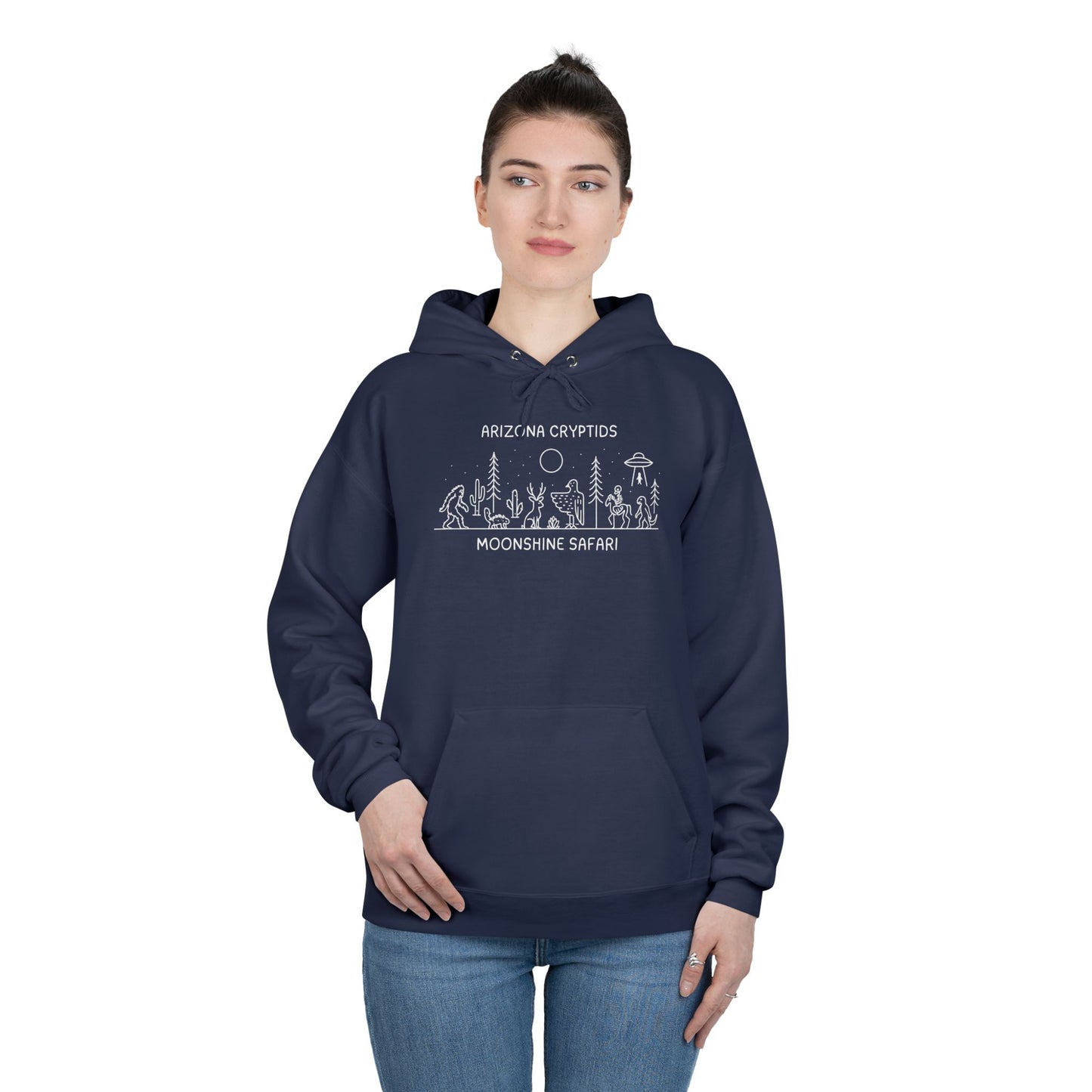 MoonShine Safari Arizona Cryptid Unisex  Pullover Hoodie Sweatshirt