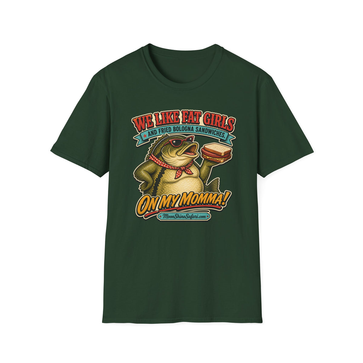 MoonShine Safari "On My Momma!" Unisex Softstyle T-Shirt