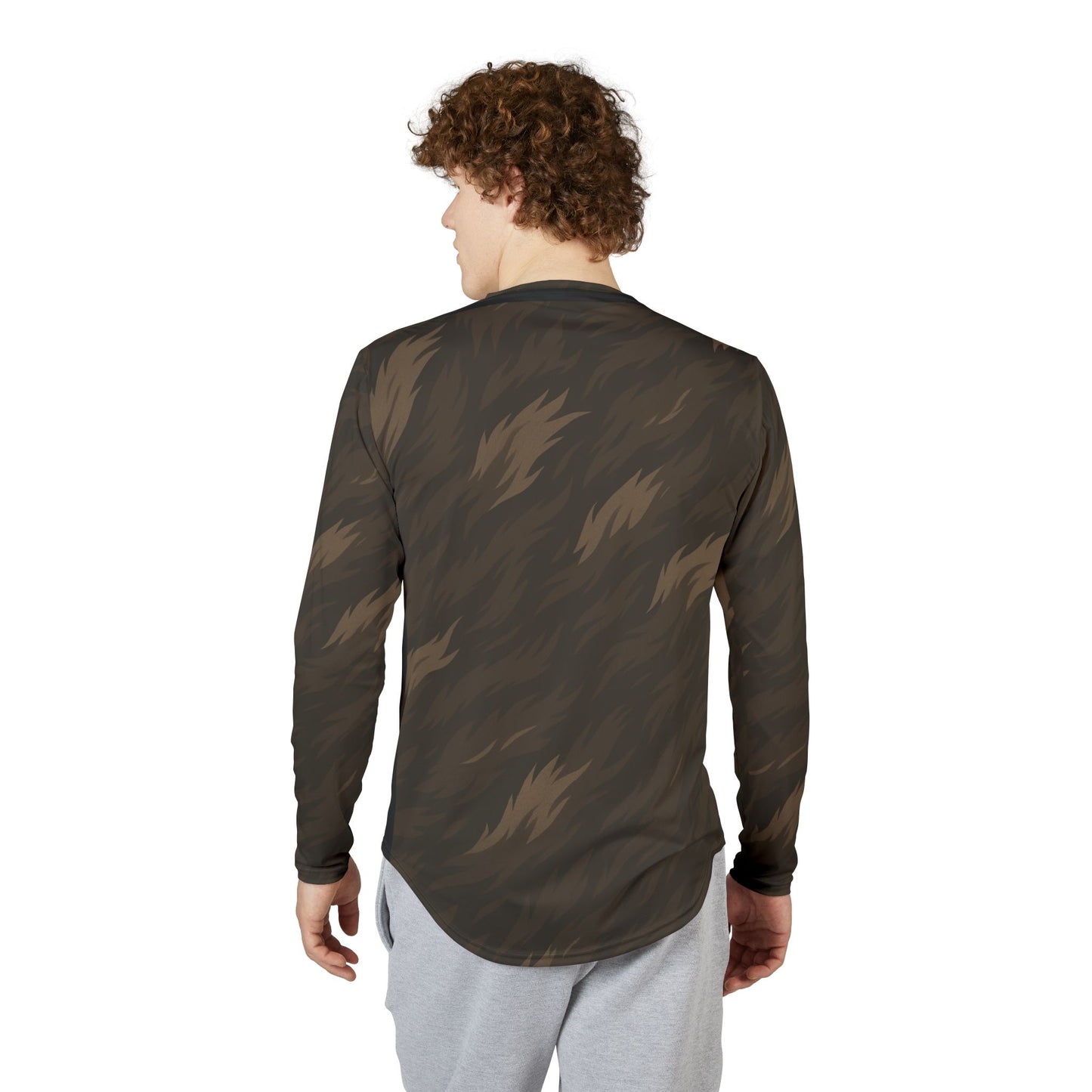 MoonShine Safari Cryptid Camo Collection [The Dawg] Unisex Performance Long Sleeve Shirt