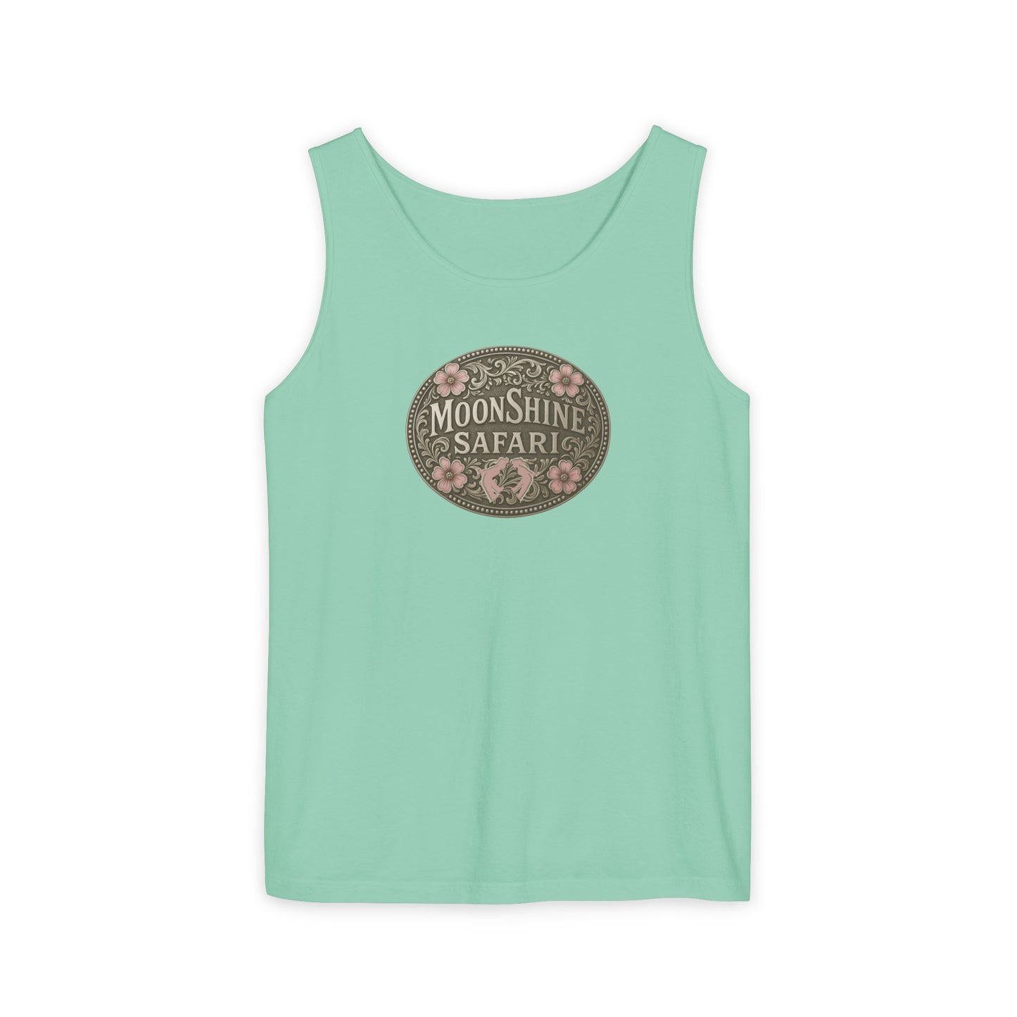 MoonShine Safari Women's Beltbuckle Unisex Garment-Dyed Tank Top