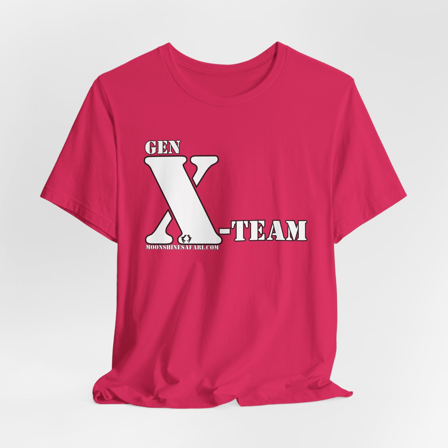 The MoonShine Safari "Gen X-Team" Unisex Jersey Short Sleeve Tee