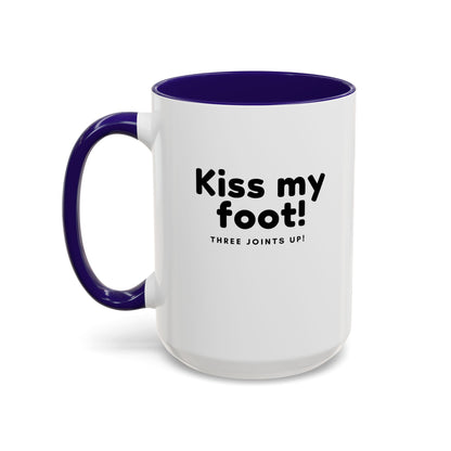 MoonShine Safari "Kiss my foot!" Colorful Mugs (11oz, 15oz)