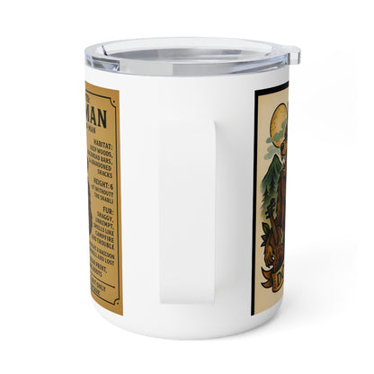 MoonShine Safari Cryptid Cup Collection [DogMan] Insulated Coffee Mug, 10oz