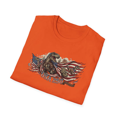 MoonShine Safari "USA 250- Dino" Unisex Softstyle T-Shirt