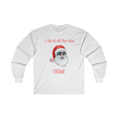 MoonShine Safari Festive Santa Ultra Cotton Long Sleeve Tee