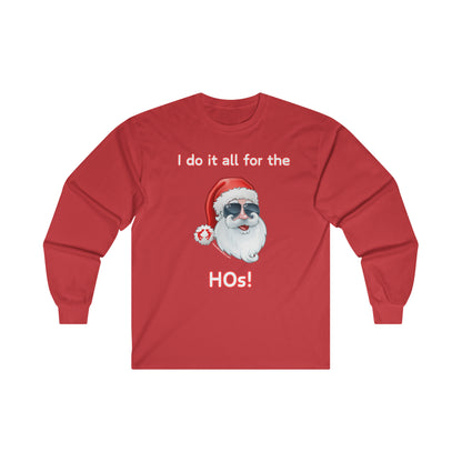 MoonShine Safari Festive Santa Ultra Cotton Long Sleeve Tee