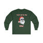 MoonShine Safari Festive Santa Ultra Cotton Long Sleeve Tee