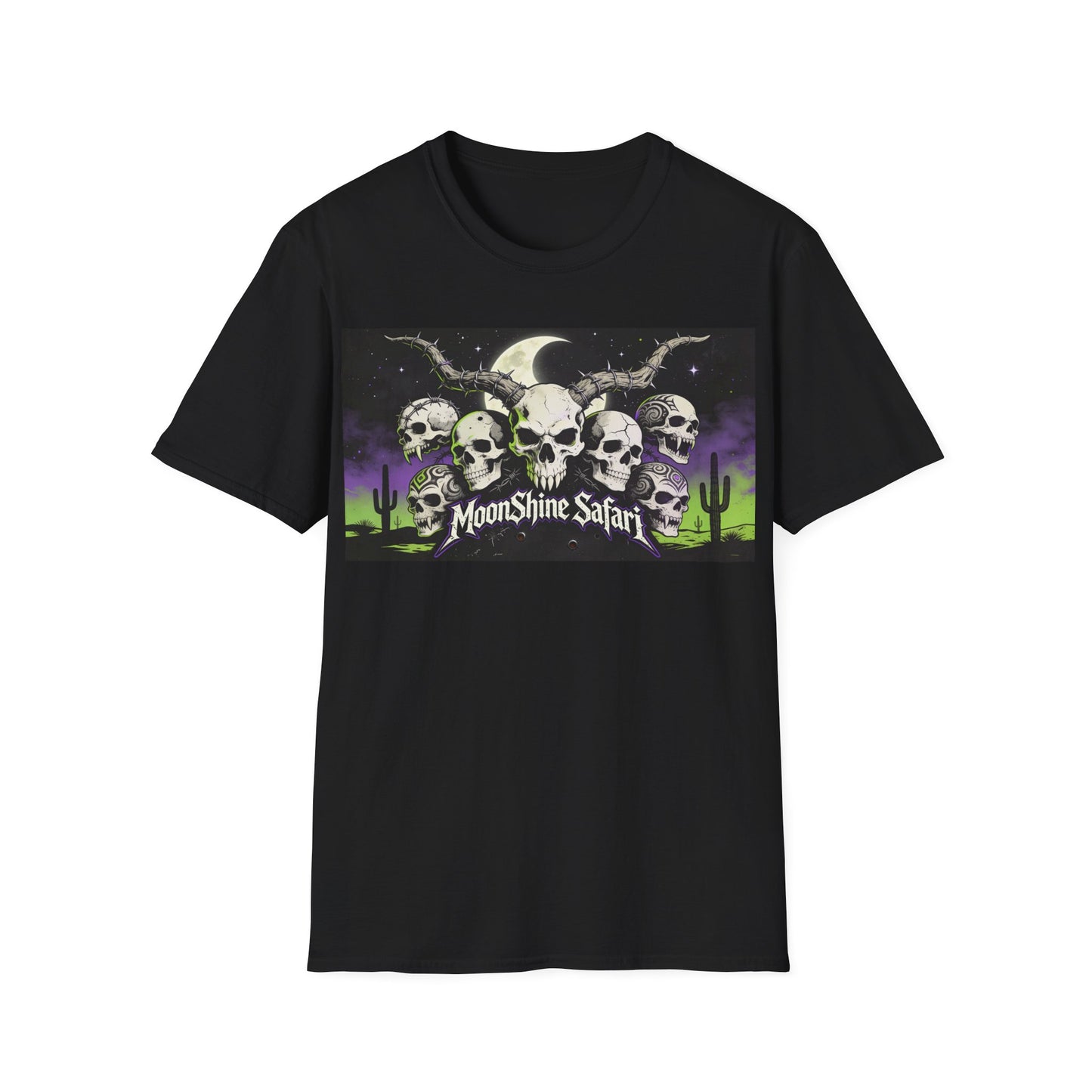 MoonShine Safari "Metal Head" Unisex Softstyle T-Shirt