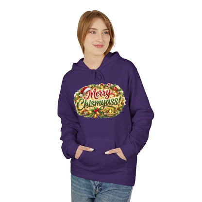 MoonShine Safari "Merry Chismyass!" Unisex Midweight Softstyle Fleece Hoodie