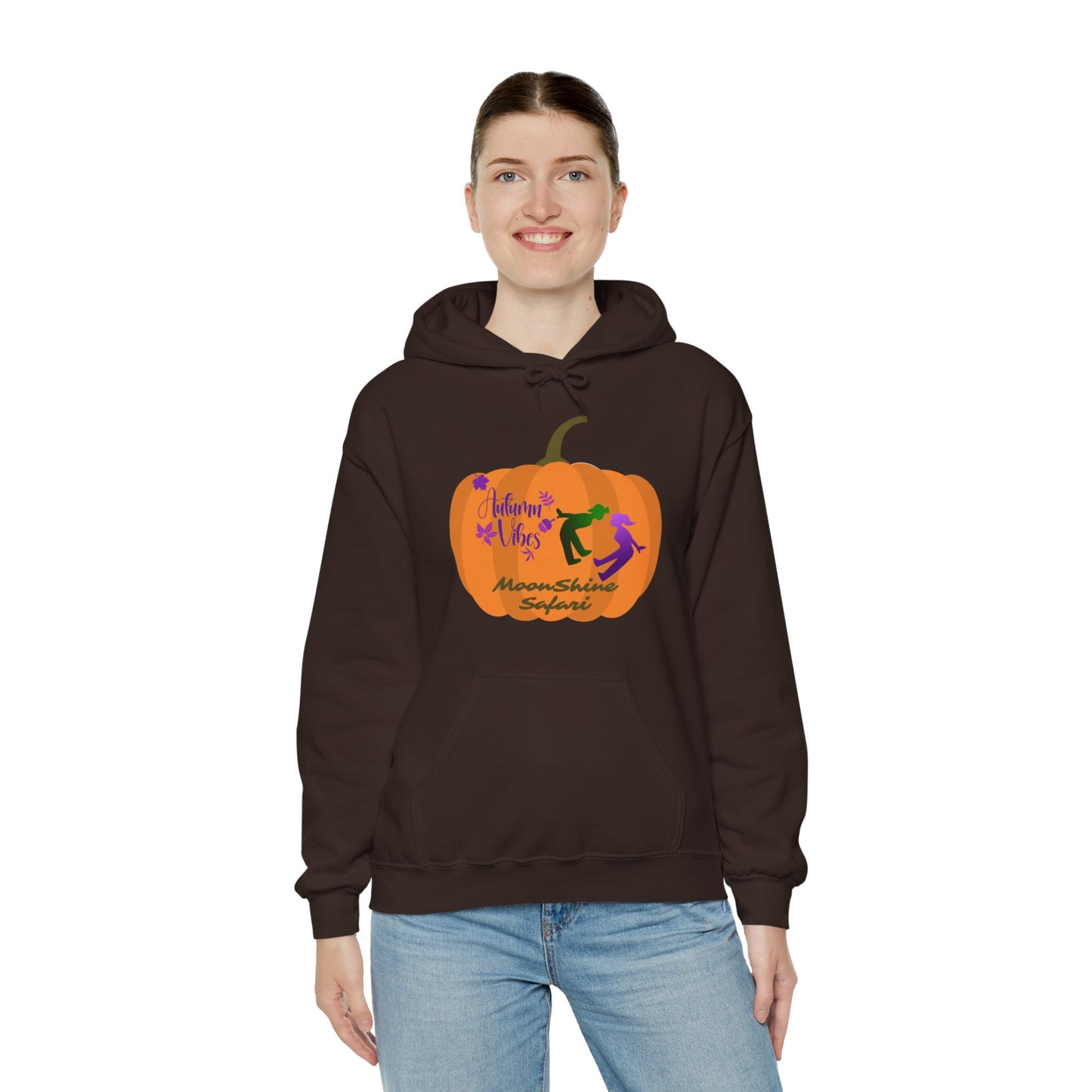 MoonShine Safari Autumn Vibes Unisex Heavy Blend™ Hooded Sweatshirt