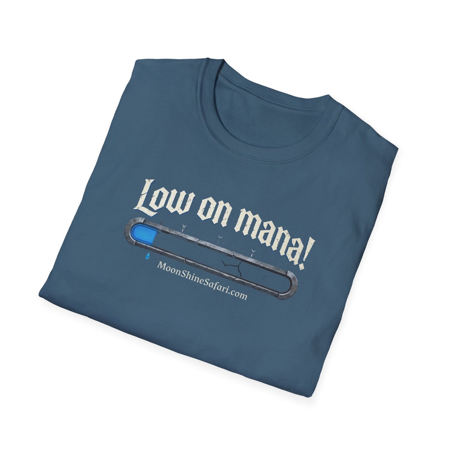 MoonShine Safari "Low On Mana!" Unisex Softstyle T-Shirt