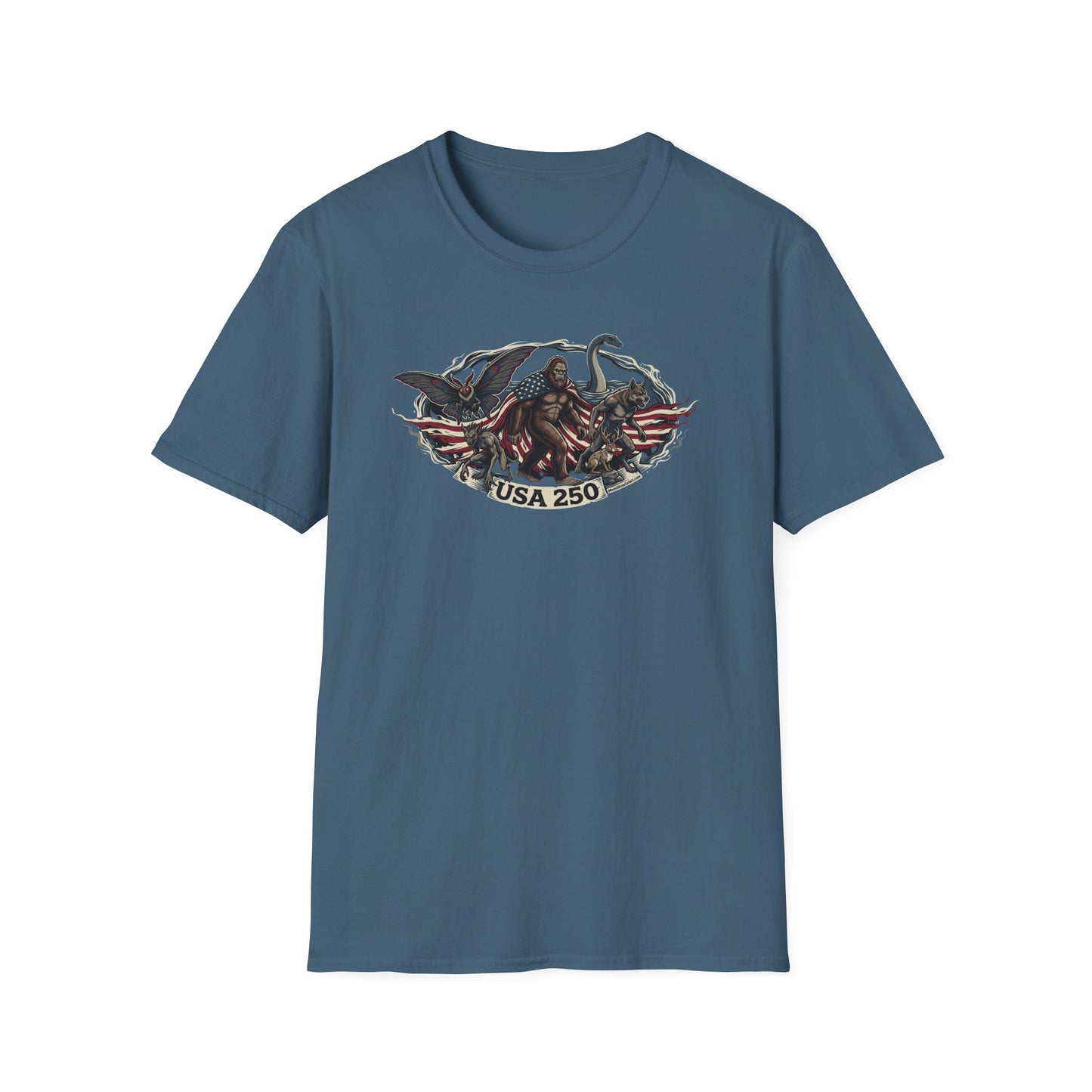 MoonShine Safari "USA 250- Cryptid Unisex Softstyle T-Shirt