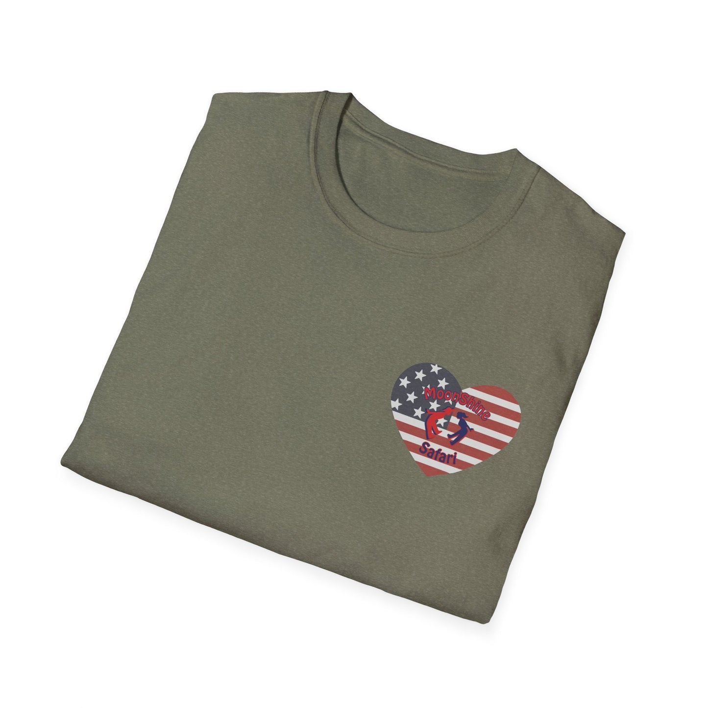 MoonShine Safari "American Bass" Unisex Softstyle T-Shirt