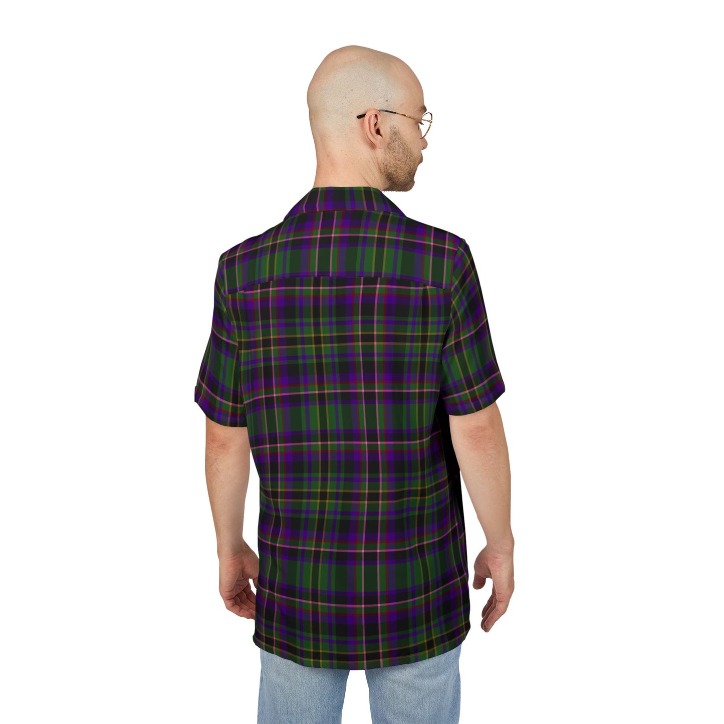 MoonShine Safari Tartan Design Camp Shirt