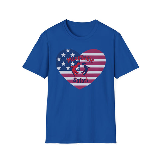 MoonShine Safari Pro-America Unisex Softstyle T-Shirt