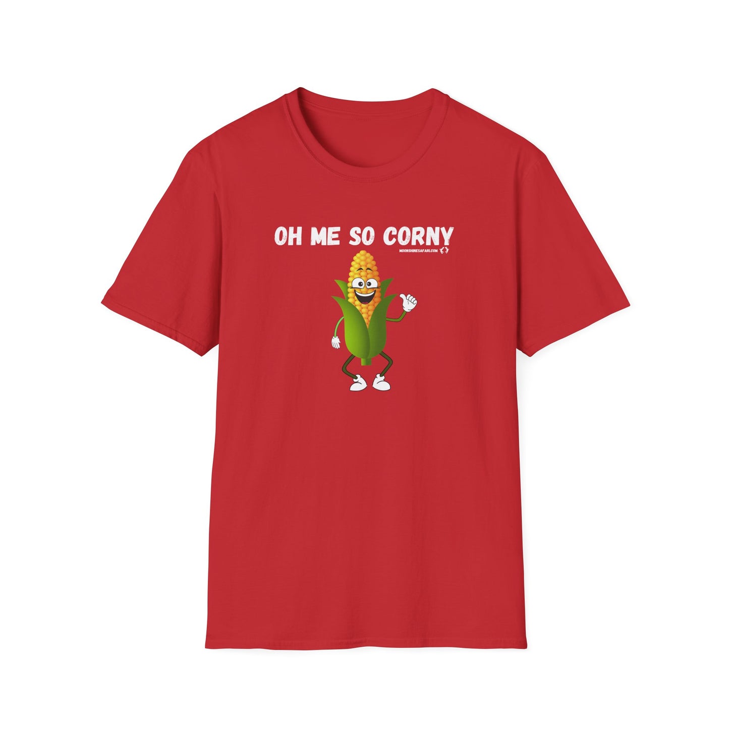 MoonShine Safari "Oh Me So Corny" Unisex Softstyle  Humor T-Shirt