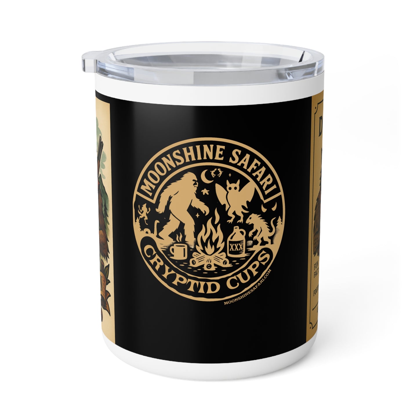 MoonShine Safari Cryptid Cup Collection [DogMan] Insulated Coffee Mug, 10oz