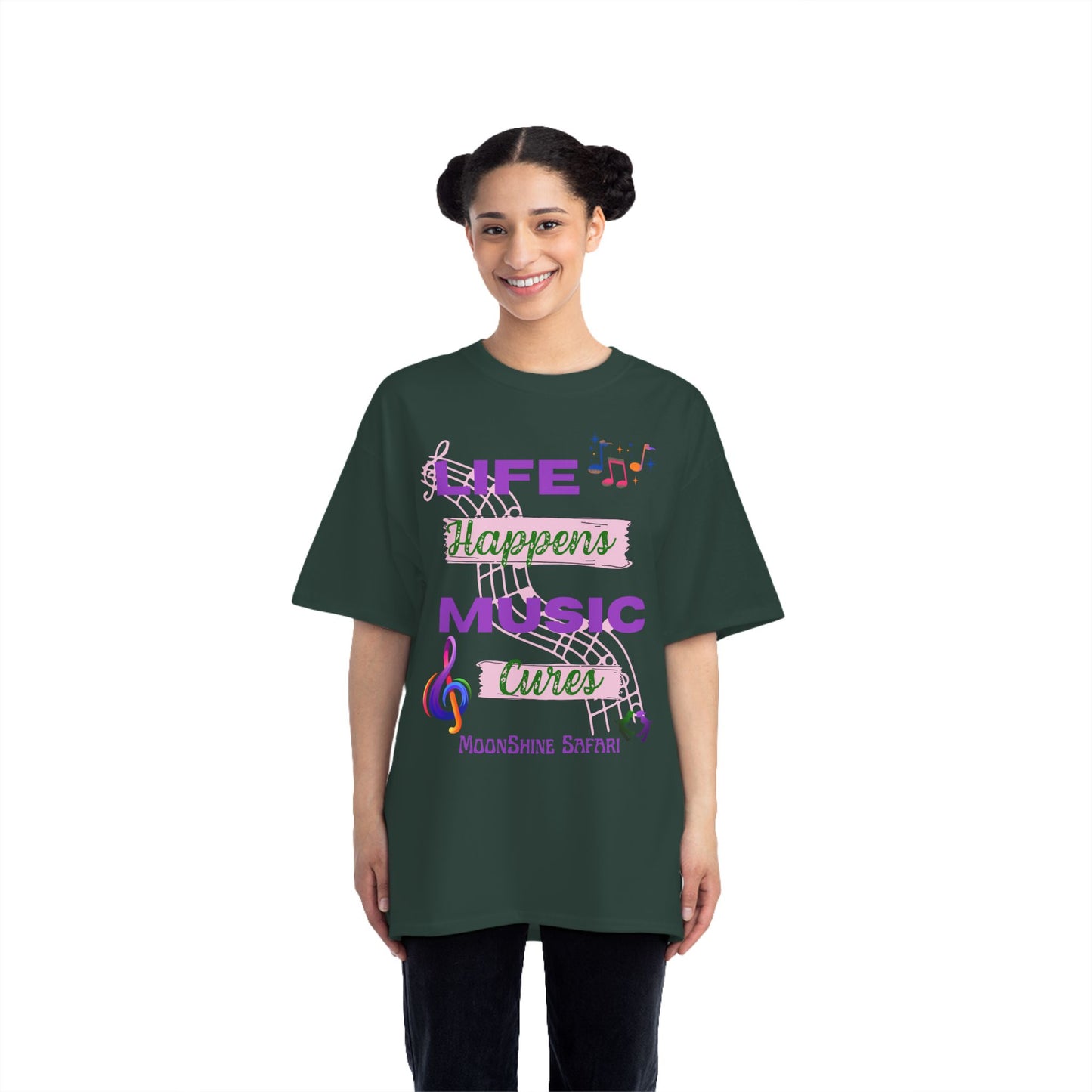 MoonShine Safari Music Cures Beefy-T®  Short-Sleeve T-Shirt