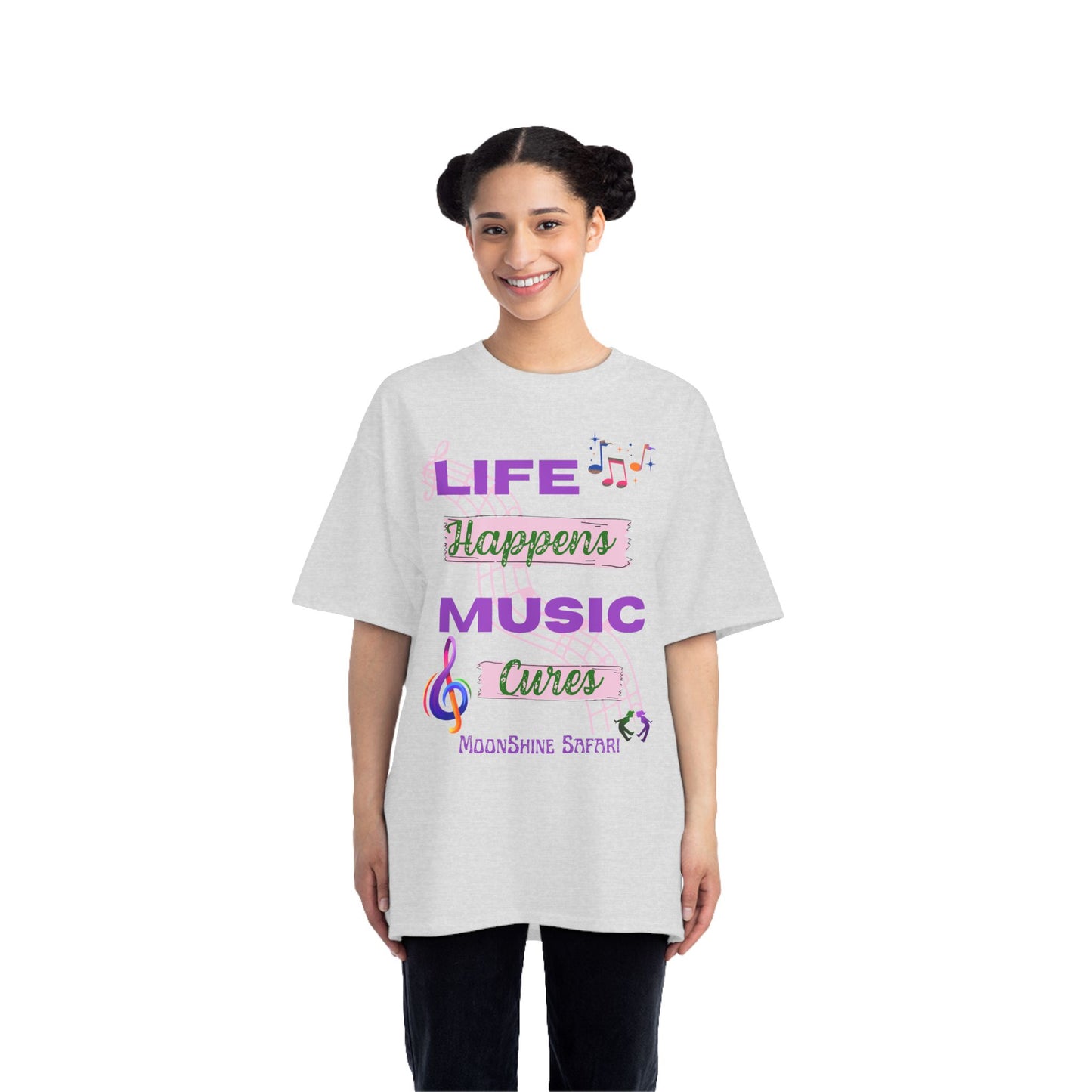 MoonShine Safari Music Cures Beefy-T®  Short-Sleeve T-Shirt