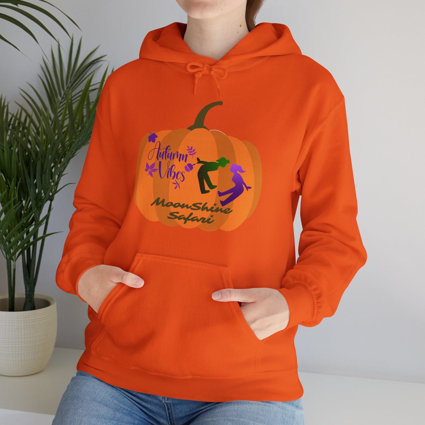 MoonShine Safari Autumn Vibes Unisex Heavy Blend™ Hooded Sweatshirt