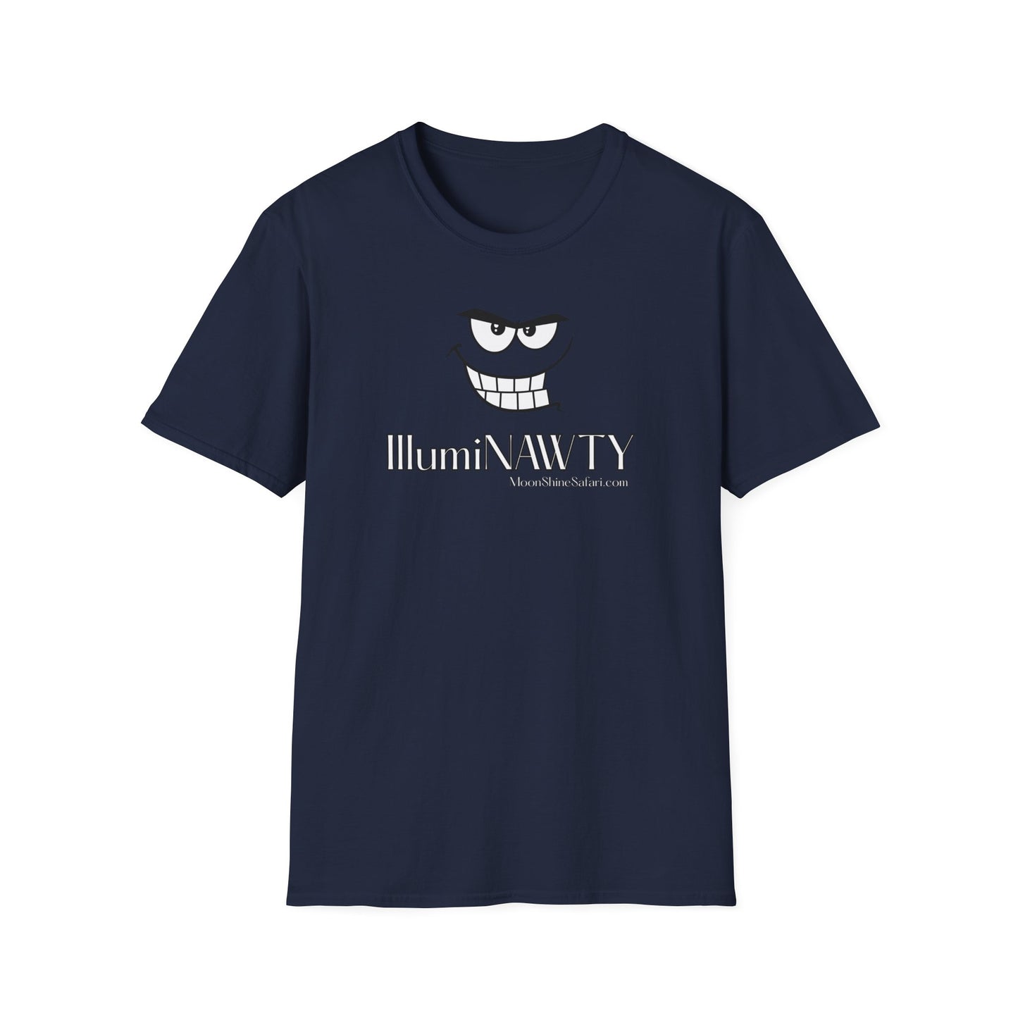 MoonShine Safari "IllumiNAWTY" Unisex Softstyle Humor T-Shirt