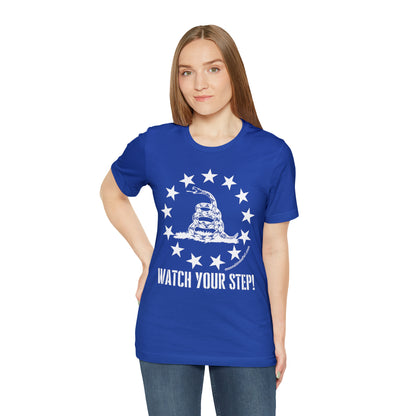 MoonShine Safar Watch Your Step Unisex Jersey Short Sleeve Tee