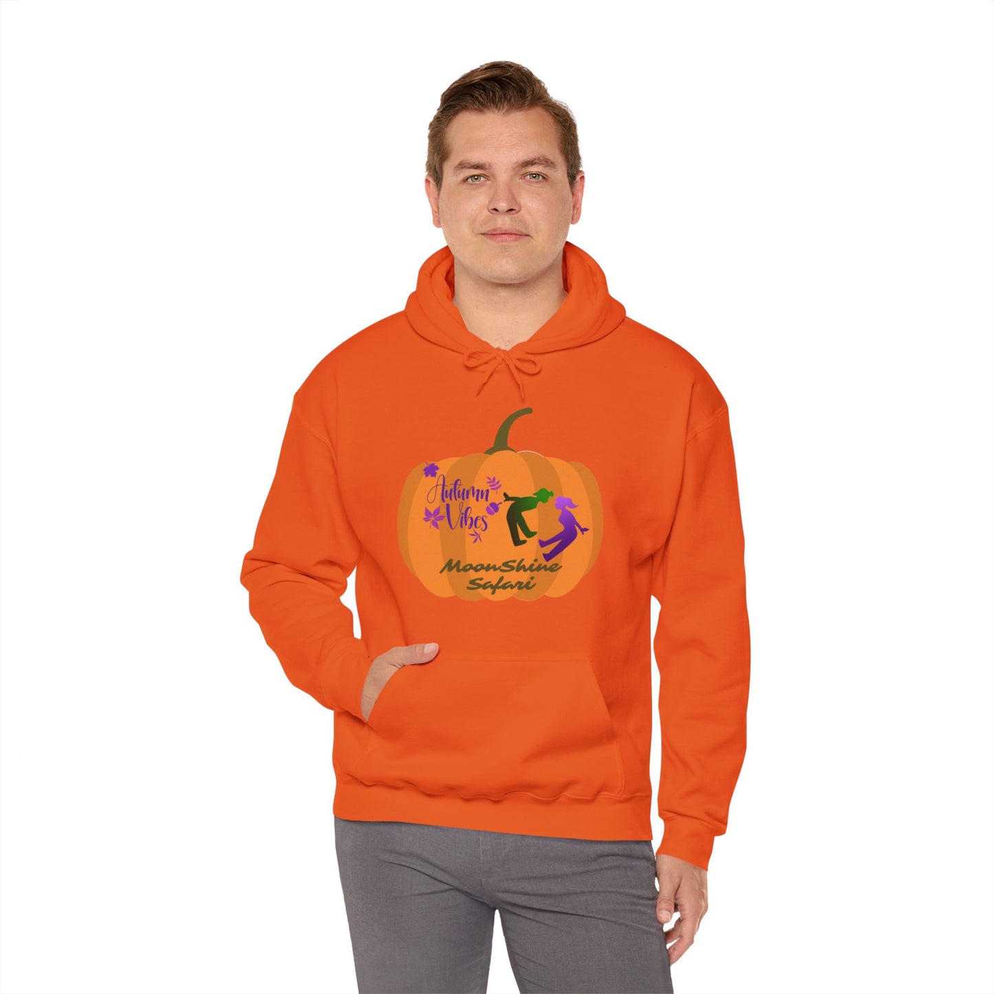 MoonShine Safari Autumn Vibes Unisex Heavy Blend™ Hooded Sweatshirt