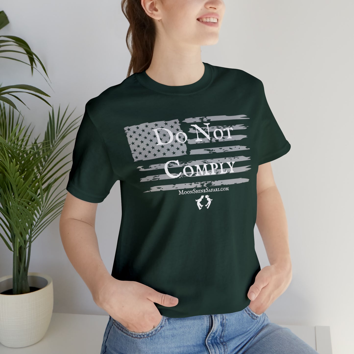 MoonShine Safari DO NOT COMPLY Unisex Jersey Short Sleeve Tee