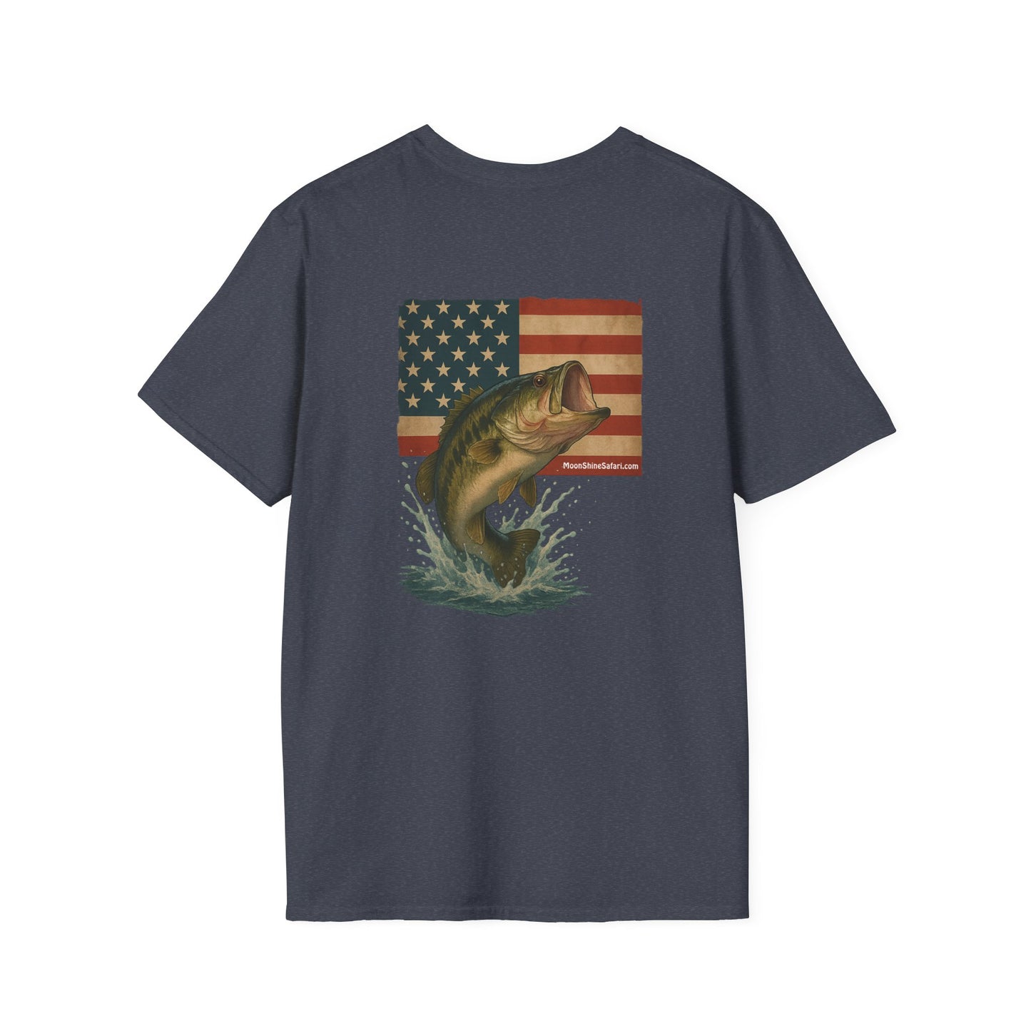 MoonShine Safari "American Bass" Unisex Softstyle T-Shirt