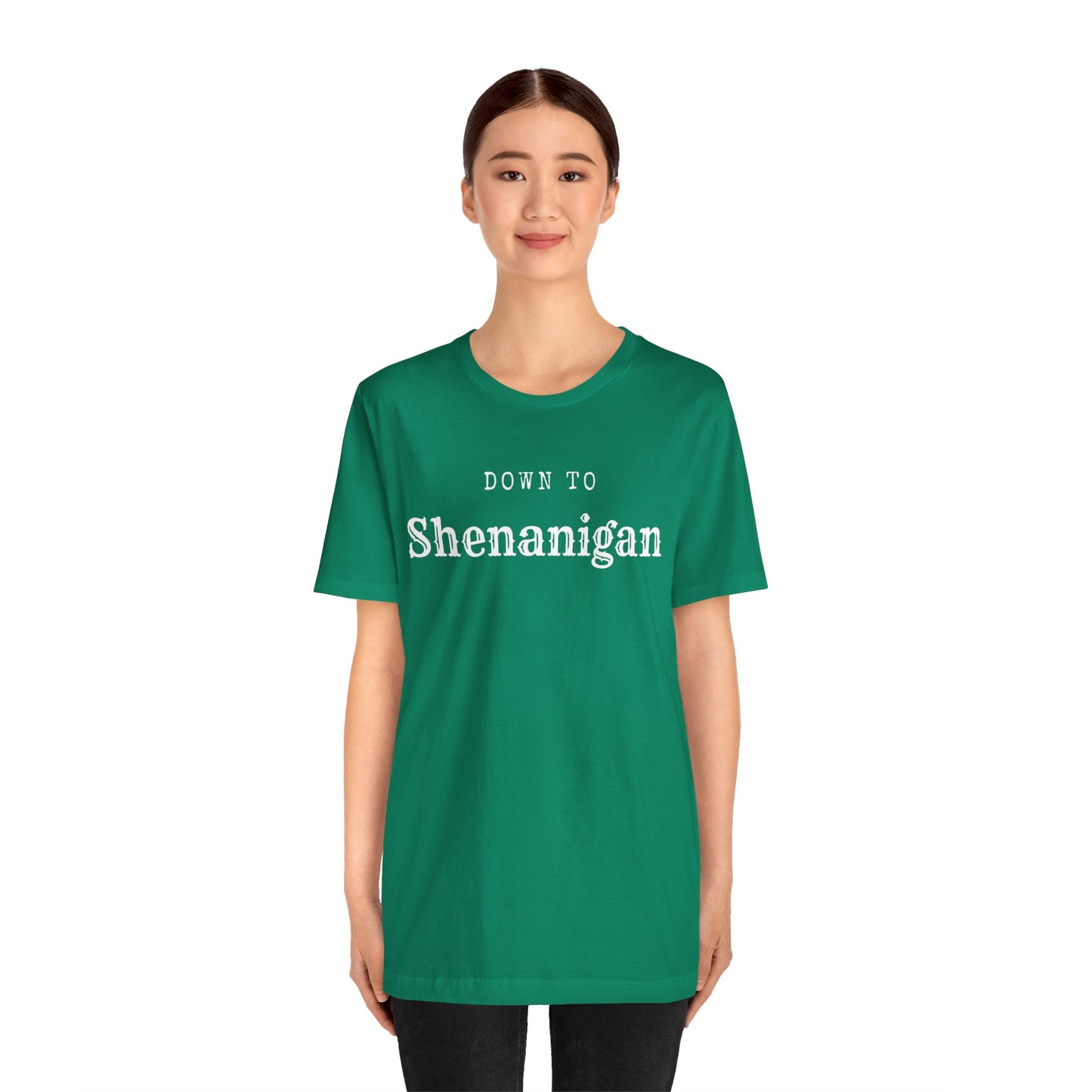 MoonShine Safari " Down to Shenanigan!" Unisex Jersey Short Sleeve Tee