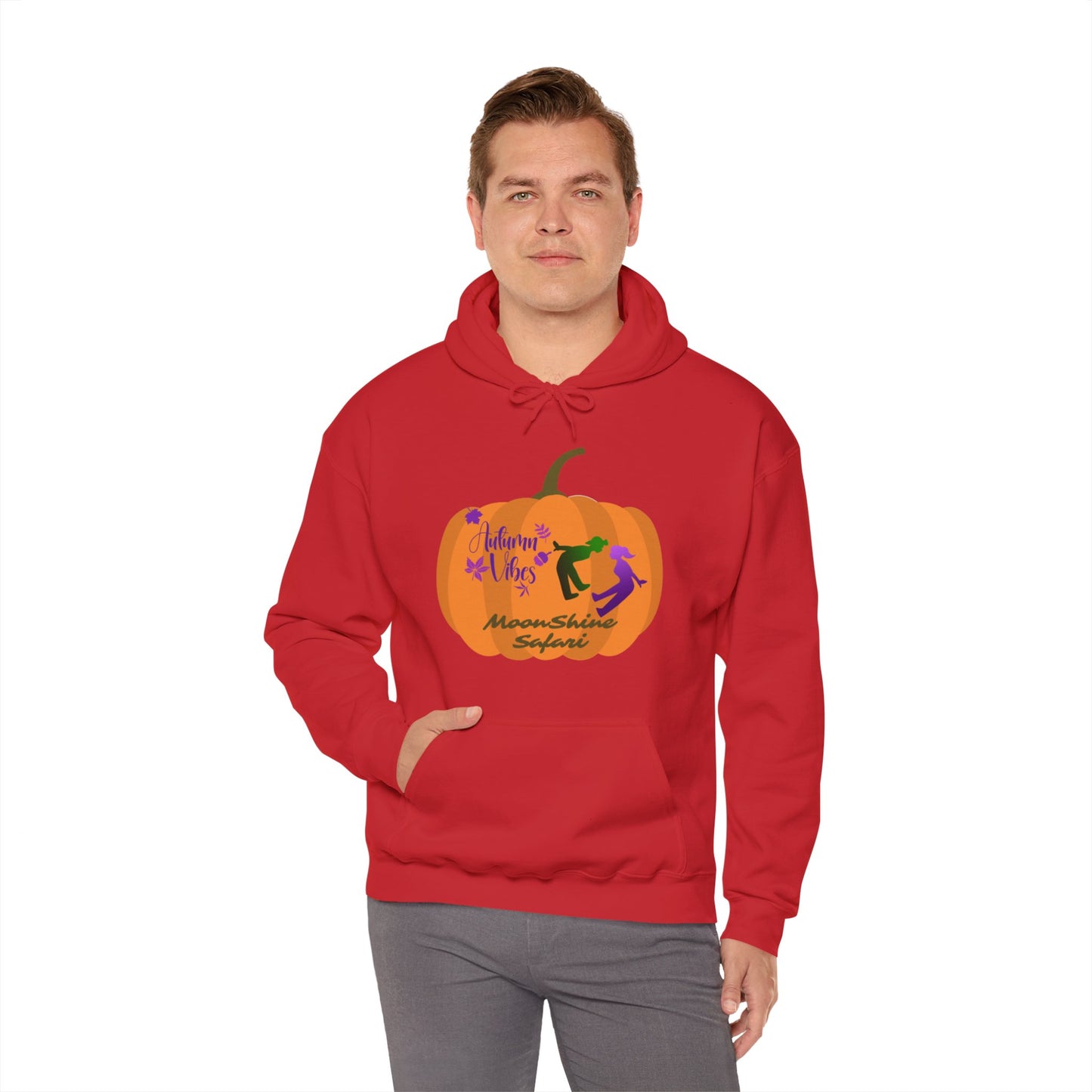 MoonShine Safari Autumn Vibes Unisex Heavy Blend™ Hooded Sweatshirt