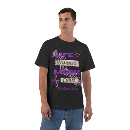 MoonShine Safari Music Cures Beefy-T®  Short-Sleeve T-Shirt