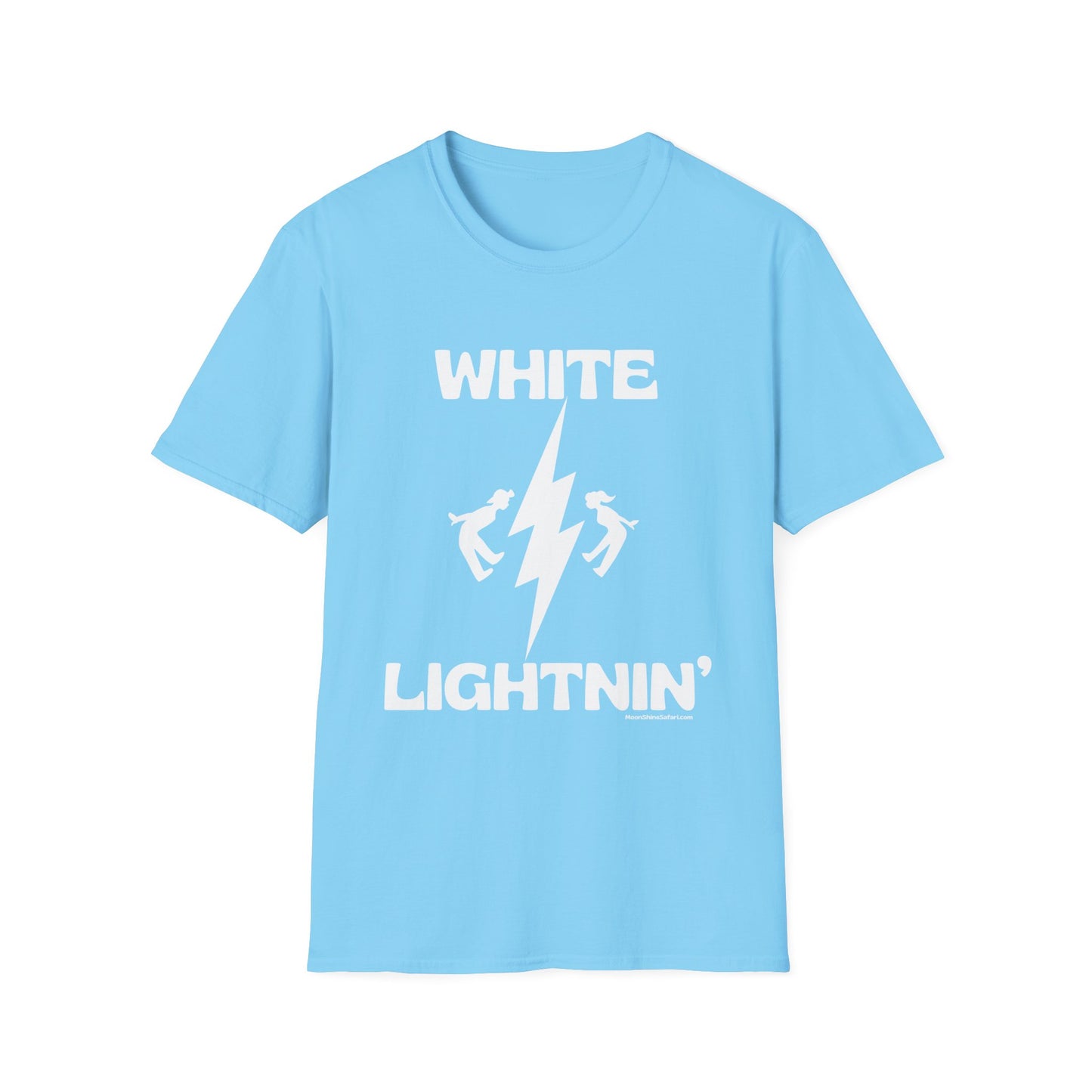 MoonShine Safari "White Lightnin'"Unisex Softstyle T-Shirt