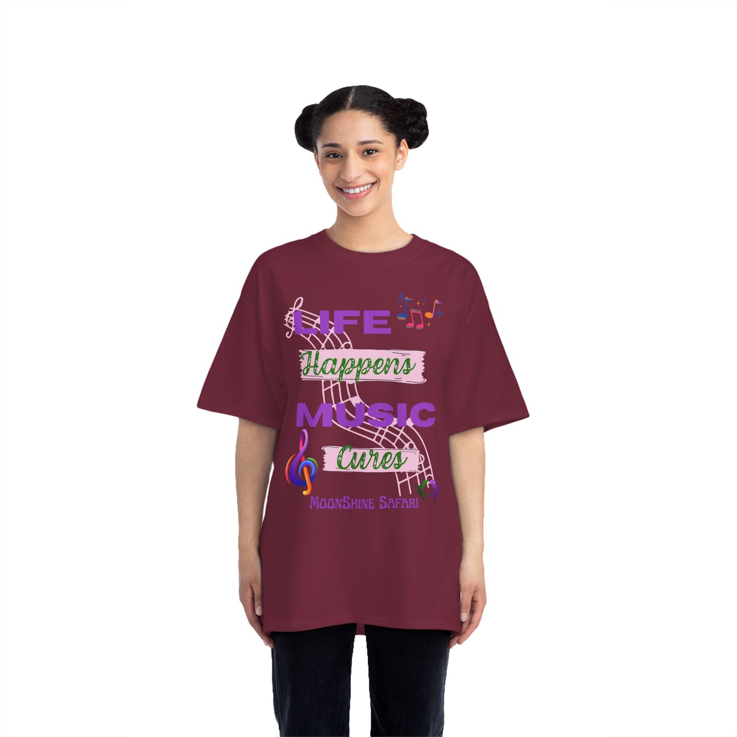 MoonShine Safari Music Cures Beefy-T®  Short-Sleeve T-Shirt