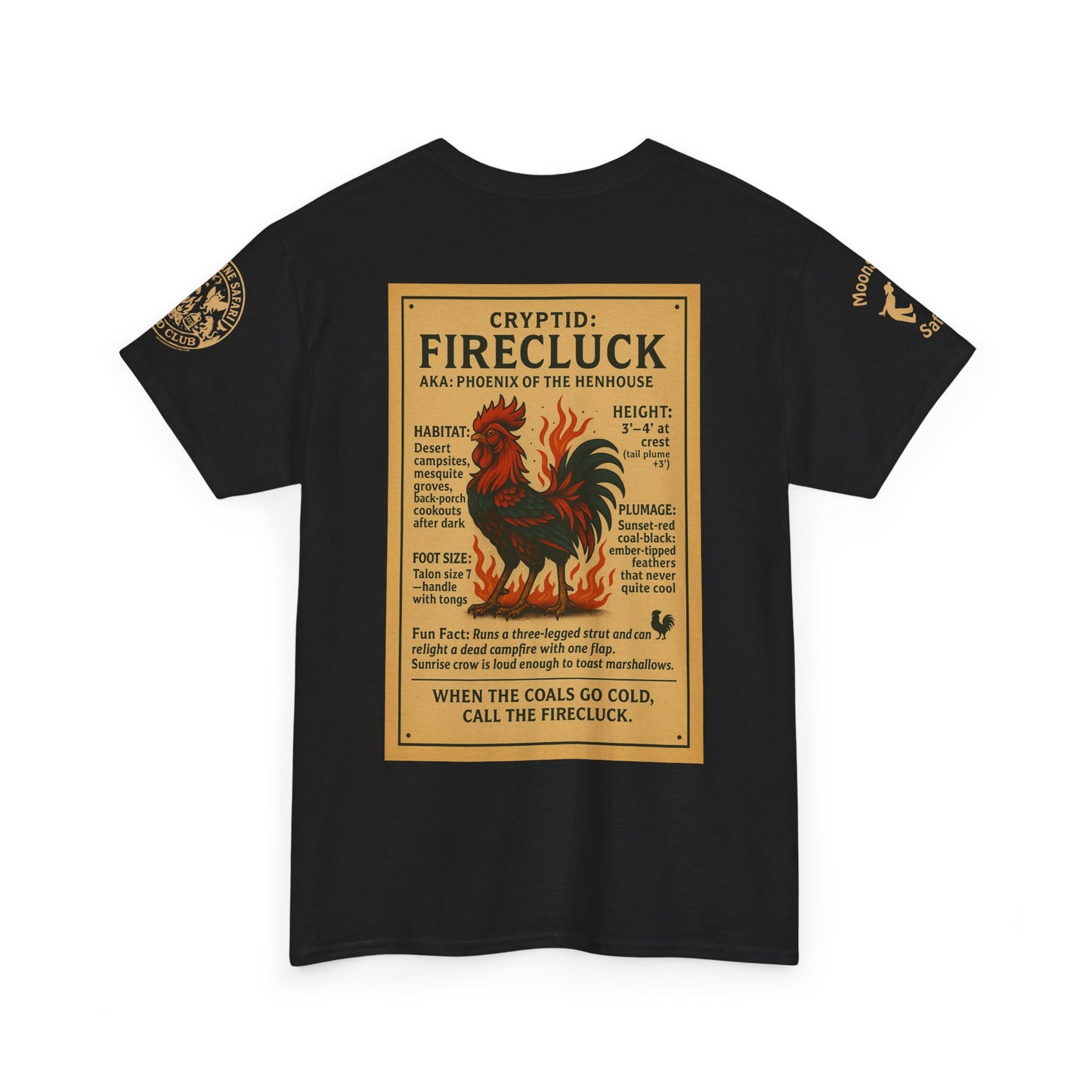 MoonShine Safari Cryptid Club Collection {The Cluck} Unisex Heavy Cotton Tee