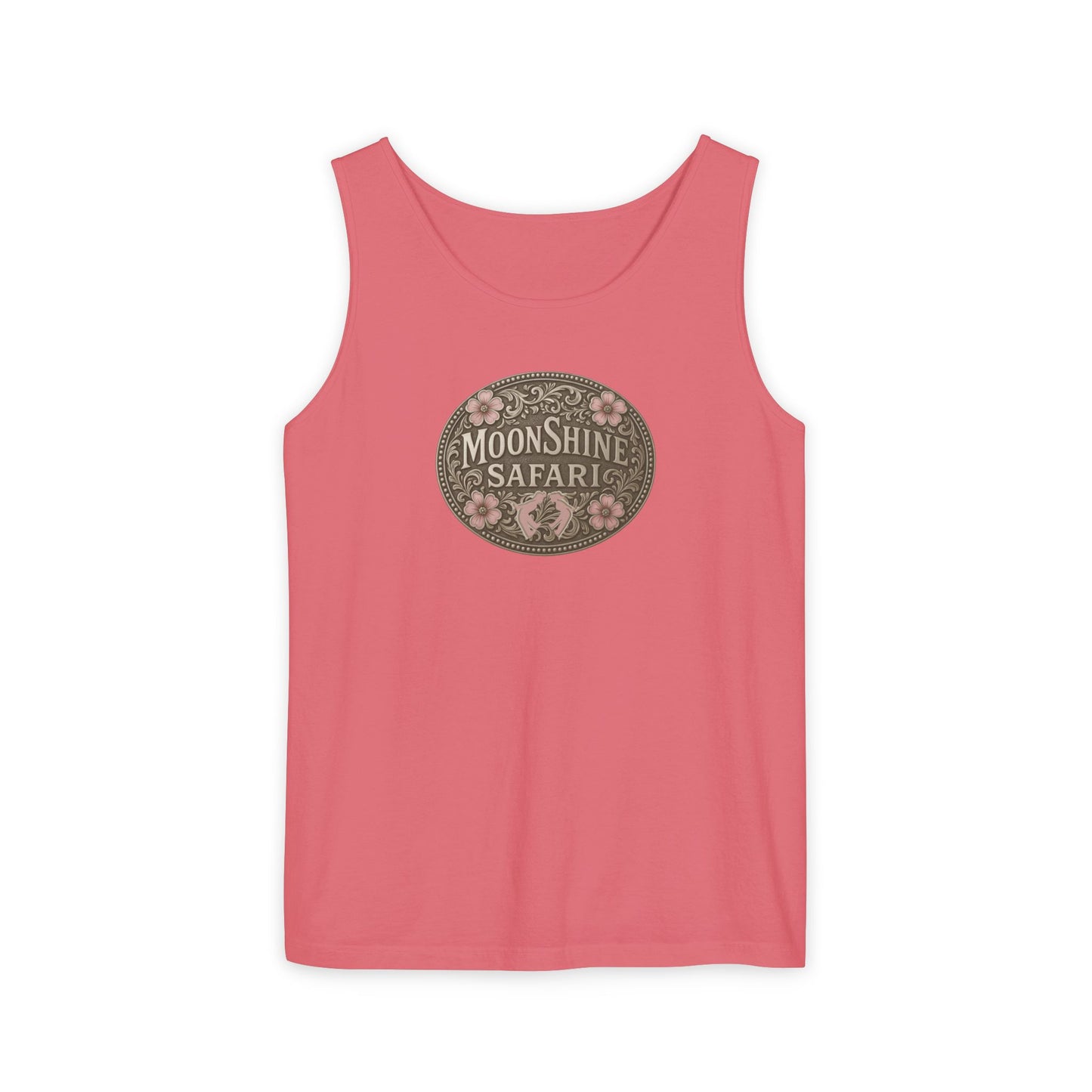 MoonShine Safari Women's Beltbuckle Unisex Garment-Dyed Tank Top