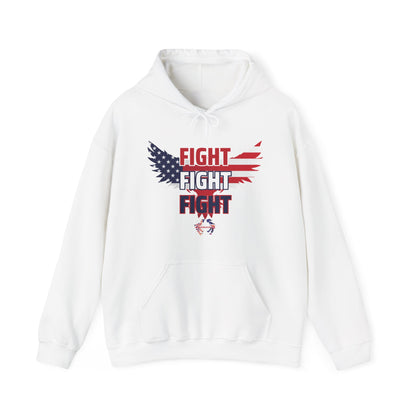 MoonShine Safari "FIGHT FIGHT FIGHT" Unisex Heavy Blend™ Hooded Sweatshirt