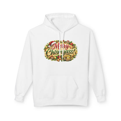 MoonShine Safari "Merry Chismyass!" Unisex Midweight Softstyle Fleece Hoodie