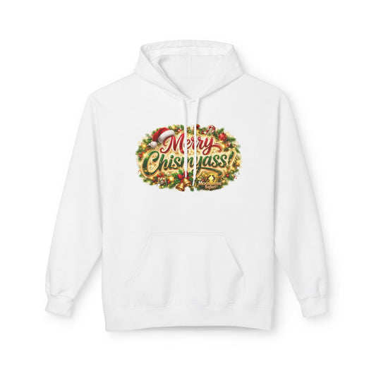 MoonShine Safari "Merry Chismyass!" Unisex Midweight Softstyle Fleece Hoodie