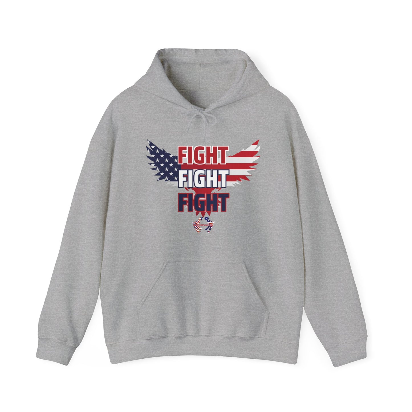 MoonShine Safari "FIGHT FIGHT FIGHT" Unisex Heavy Blend™ Hooded Sweatshirt