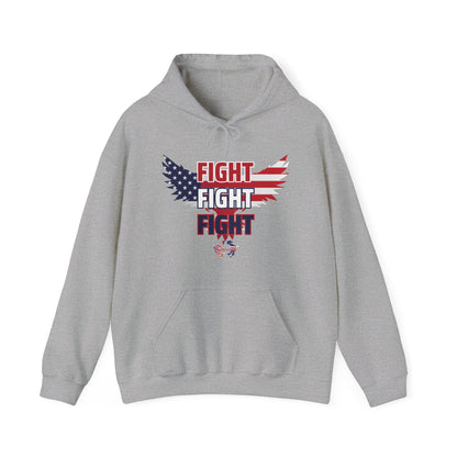 MoonShine Safari "FIGHT FIGHT FIGHT" Unisex Heavy Blend™ Hooded Sweatshirt