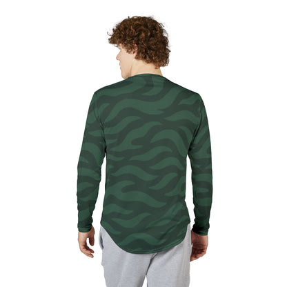 MoonShine Safari Cryptid Camo Collection [The Nessie] Unisex Performance Long Sleeve Shirt