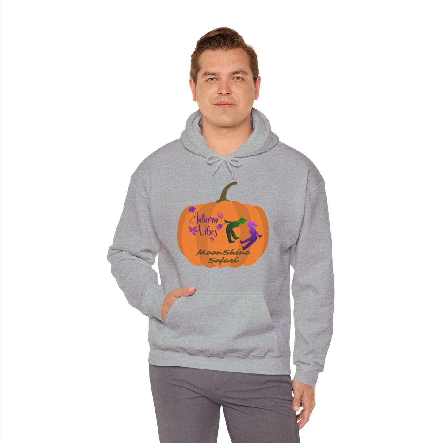 MoonShine Safari Autumn Vibes Unisex Heavy Blend™ Hooded Sweatshirt