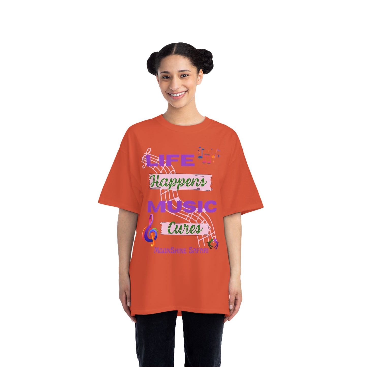 MoonShine Safari Music Cures Beefy-T®  Short-Sleeve T-Shirt