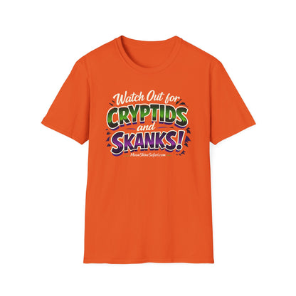 MoonShine Safari "Cryptids & Skanks" Unisex Softstyle T-Shirt